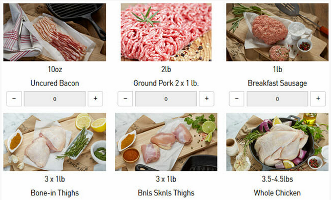 butcherbox meat options